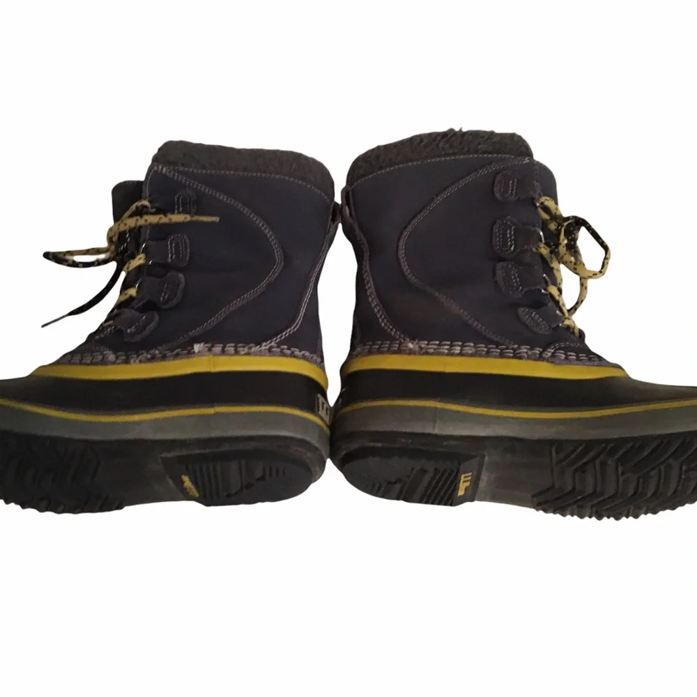 L.L. Bean Blue Suede and Rubber Winter Boots 3